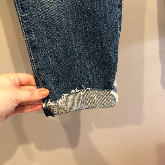 MOM JEAN💕NWOT BOUTIQUE LEVI FITTED CROP - Picture 7 of 7